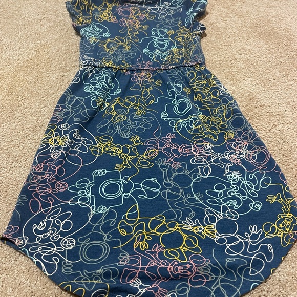 Lularoe girls blue Minnie Mouse dress size 10 - Picture 3 of 3